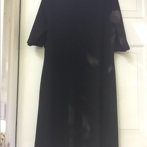 Talbots black business dress, 3/4 sleeve